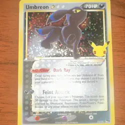 Nintendo Umbreon Star 17/17 POP Series 5 Promo Holo Pokemon TCG English 2007 - Image 1