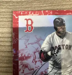 DAVID ORTIZ RED TOILE #’d 1/5 Refractor 2025 Topps Chrome Platinum Anniversary - Image 3