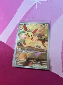 Plusle Holo Illustration Rare Pokemon TCG Card 193/182 Mint Condition - Image 1