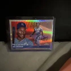2025 Topps Chrome Platinum Anniversary - Bo Jackson - Prism Refractor - Image 1