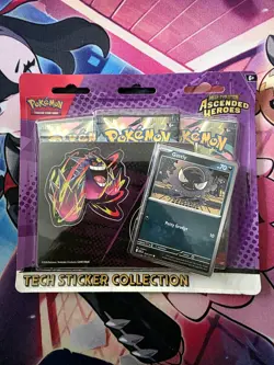 Pokemon TCG Mega Evolution Ascended Heroes Tech Sticker Collection Gastly - Image 1