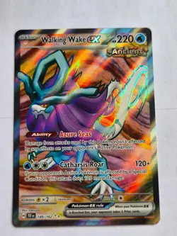 Walking Wake ex 189/162 - Temporal Forces Full Art Holo Pokemon Card NM - Image 1