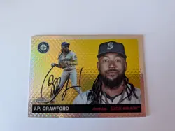 2025 Topps Chrome Platinum Anniversary - J.P. Crawford #138 Diamond Etch/55 SSP - Image 1