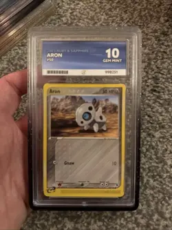 Pokemon TCG Aron EX Ruby & Sapphire 50/109 Common Ace 10 - Image 1