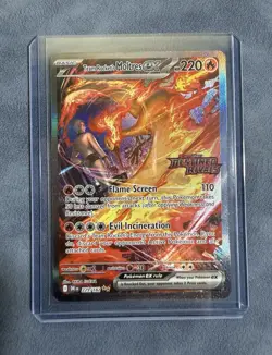 Team Rocket's Moltres EX 229/182 SIR STAMPED Promo UPC English - Image 1