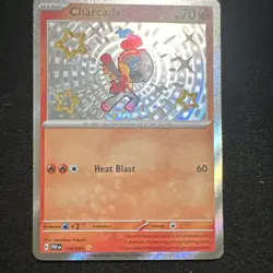Pokemon TCG Charcadet 114/091 SV Paldean Fates Shiny Rare Holo English - Image 1