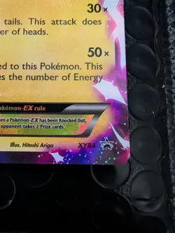 Pokemon Pikachu EX XY84 Holo Black Star Promo Near Mint - Image 2