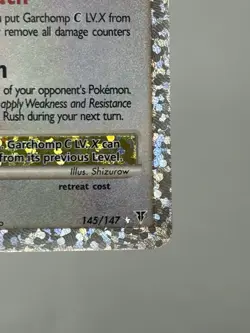 Garchomp C LV.X Celebrations: Classic Collection #145/147 Holo Pokemon Card - Image 5