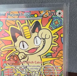 Pokemon TCG Perfect Order Meowth ex 121/088 Special Illustration Rare Holo - Image 5