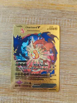 Pokemon Tcg Charizard V Evolution Gold LV.91 HP 508 - Image 1