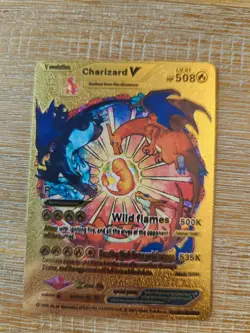 Pokemon Tcg Charizard V Evolution Gold LV.91 HP 508 - Image 2