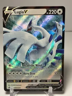 Pokemon TCG: Sword & Shield Promo Cards - Lugia V (SWSH301) Black Star Promo - Image 1