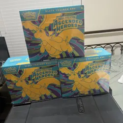 Pokemon TCG Scarlet & Violet Ascended Heroes Elite Trainer Box ETB Lot of 3 - Image 1