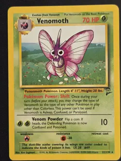 Pokemon TCG Venomoth [Base Set 2] Card #31 - NM - Image 1