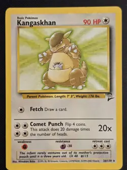 Pokemon TCG Kangaskhan [Base Set 2] Card #26 - LP - Image 1