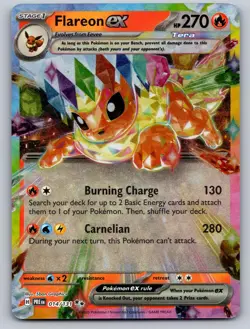 Flareon ex 014/131 Holo Double Rare Prismatic Evolutions Near Mint - Image 1