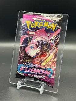 Pokemon TCG Sword & Shield: FUSION STRIKE Booster Pack - Mew - SEALED - Image 1