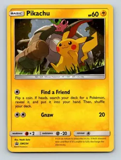 Pikachu - SM234 Holo Promo Sun & Moon Promo Pokemon Lightly Played - Image 1
