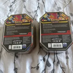 Pokemon TCG Mega Charizard ex Tin X and Y Tins New & Sealed - Image 5