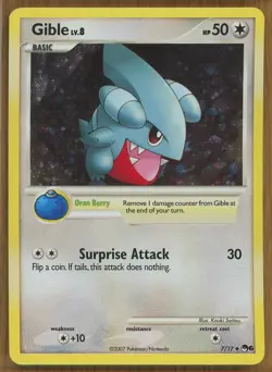 Gible 7/17 ~ Holo ~ POP Series 6 ~ NM/Mint!! - Image 1