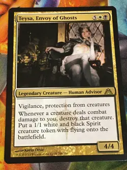 C6745 MTG MAGIC DRAGON'S MAZE TEYSA, ENVOY OF GHOSTS #108 MP RARE - Image 1