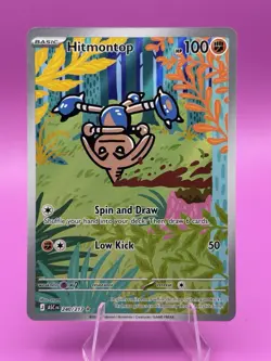 Pokemon TCG Hitmontop 240/217 IR – Ascended Heroes Pack Fresh NM - Image 1
