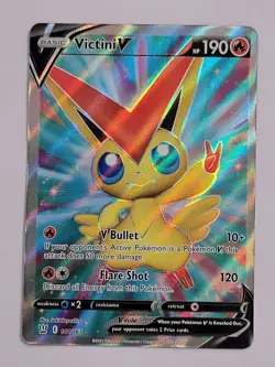 VICTINI V 144/163 ULTRA RARE BATTLE STYLES POKEMON NM - Image 1