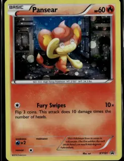 Pansear Promo XY Promos XY131 Fire Holo Pokemon Card - Image 1