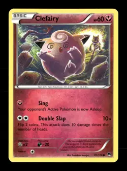 Clefairy 81/122 Non Holo Common XY - BREAKpoint NM Pokemon - Image 1