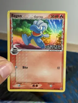 Bagon 57/113 EX Delta Species Stamped Reverse Holo 2005 Pokemon Card MP HP - Image 3