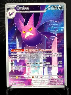 Crobat Holo Pokemon ME04: Chaos Rising 093/086 NM 093/086 - Image 1
