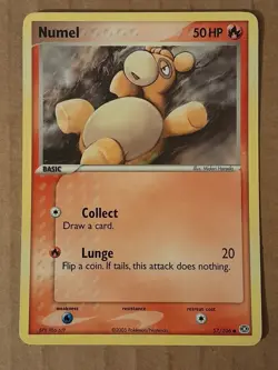 Pokemon Numel 57/106 ex Emerald NM-MINT See Pictures - Image 1