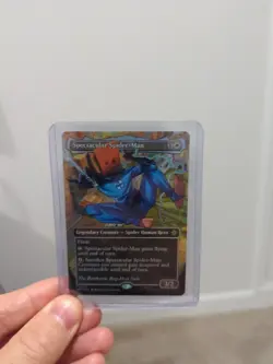 MTG Spectacular Spider-Man (0236) (Borderless) (Textured Foil) BAG MAN SUIT - Image 2