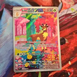 Pokemon TCG Temporal Forces Holo Deerling 165/162 & Sawsbuck 166/162 Lot 2 - Image 4
