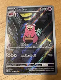 Slowbro IR Illustration Rare 090/084 Pitch Black Pokemon English - Image 1