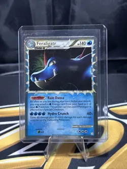 Pokemon Feraligatr (Prime) 108/123 HeartGold & SoulSilver Holo Rare 2010 - Image 1