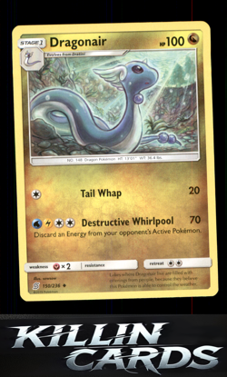 Dragonair (150) 150/236 Pokemon Uncommon SM - Unified Minds Card NM - Image 1