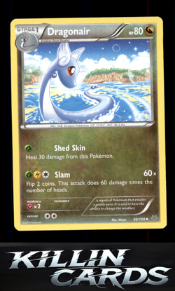 Dragonair 50/108 Pokemon Uncommon XY - Roaring Skies Card NM - Image 1