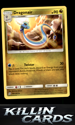 Dragonair (149) 149/236 Pokemon Uncommon SM - Unified Minds Card NM - Image 1