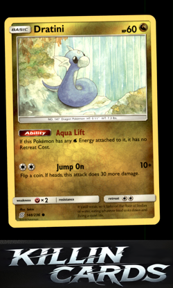 Dratini (148) 148/236 Pokemon Common SM - Unified Minds Card NM - Image 1