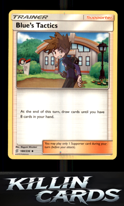 Blue's Tactics 188/236 Pokemon Uncommon SM - Unified Minds Card NM - Image 1