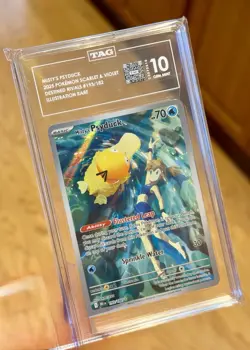 2025 Pokemon Misty's Psyduck 193/182 SV10 Destined Rivals Holo TAG 10 GEM MINT - Image 4