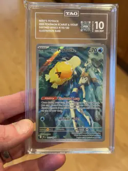 2025 Pokemon Misty's Psyduck 193/182 SV10 Destined Rivals Holo TAG 10 GEM MINT - Image 5