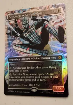MTG SPECTACULAR SPIDER-MAN TEXTURED FOIL Magic the Gathering Pack Fresh 0237 - Image 3