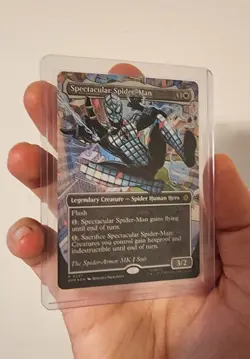 MTG SPECTACULAR SPIDER-MAN TEXTURED FOIL Magic the Gathering Pack Fresh 0237 - Image 5