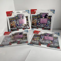 Pokemon TCG Scarlet and Violet - Stellar Crown Booster - 4 Pack lot 12 tot - Image 1