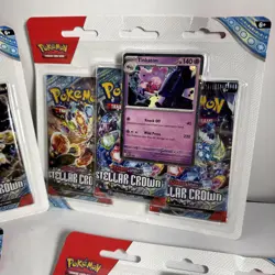Pokemon TCG Scarlet and Violet - Stellar Crown Booster - 4 Pack lot 12 tot - Image 5