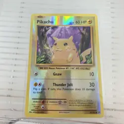 Pokemon XY Evolutions Pikachu & Raichu Reverse Holo Card 35/108 36/108 - Image 2
