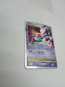 Mewtwo LV.X DP28 Black Star Promo Diamond and Pearl Pokemon Tcg Card DAMAGED - Image 5