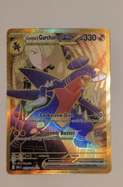 Pokemon TCG Cynthia's Garchomp ex 241/182 Sv10: Destined Rivals Holo Hyper Rare - Image 1